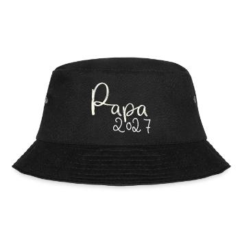 Papa 2027 - Bucket Hat - Schwarz - Vorne - Lela (165cm)