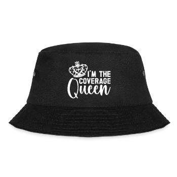 Insurance Agent Costume Coverage Queen Medicare - Bucket Hat - Schwarz - Vorne - Lela (165cm)