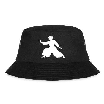 Geschenkidee für eine Dojo-Fanin mit Dojo-Training - Bucket Hat - Schwarz - Vorne