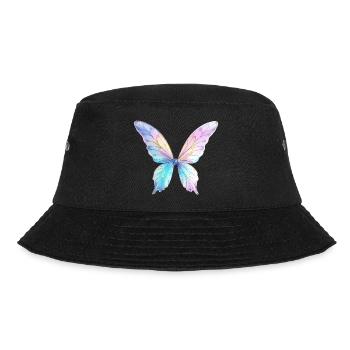 Feenflügel Design - Bucket Hat - Schwarz - Vorne