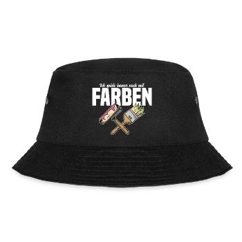 Ich spiele immer noch mit Farben - Bucket Hat - Schwarz - Vorne