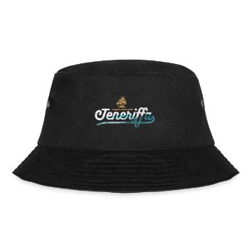 Teneriffa Vintage - Kanarische Inseln, Spanien - Bucket Hat - Schwarz - Vorne - Lela (165cm)
