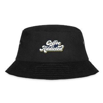 Coffee Addicted Graphic Tea Lover Drinking Tea Cup - Bucket Hat - Schwarz - Vorne - Lela (165cm)