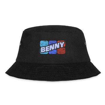 Geschenk für Benny - Bucket Hat - Schwarz - Vorne - Lela (165cm)