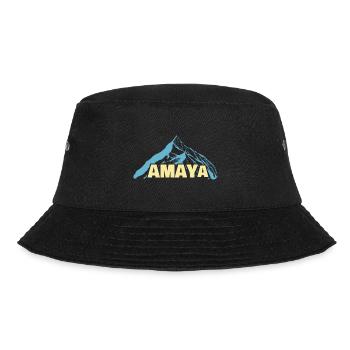 Frauenname Amaya - Bucket Hat - Schwarz - Vorne - Lela (165cm)