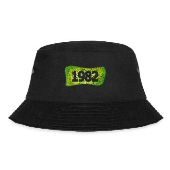 Retro 1982 - Bucket Hat - Schwarz - Vorne - Lela (165cm)