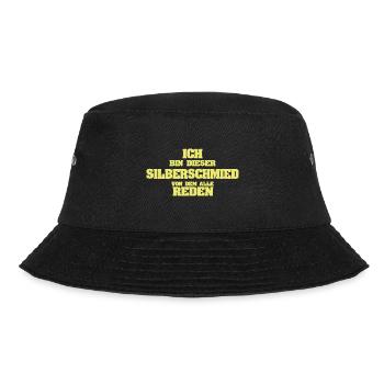 Beruf Silberschmied - Bucket Hat - Schwarz - Vorne - Lela (165cm)