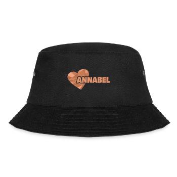 First name Annabel - Bucket Hat - black - Front - Lela (165cm)