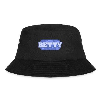Name Betty - Bucket Hat - Schwarz - Vorne - Lela (165cm)