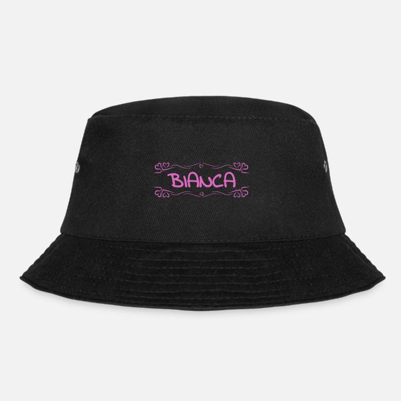 Bianca als Name - Bucket Hat - Schwarz