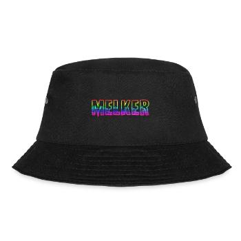 melker rs regenbogen - Bucket Hat - Schwarz - Vorne - Lela (165cm)