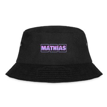 Schwangerschaft Mathias - Bucket Hat - Schwarz - Vorne - Lela (165cm)