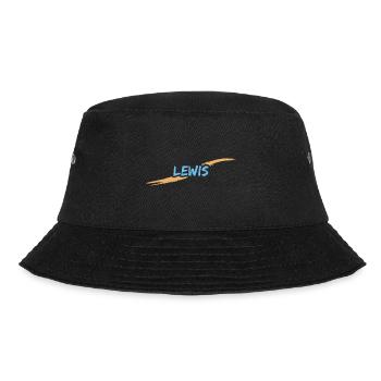 Geschenk für Lewis - Bucket Hat - Schwarz - Vorne - Lela (165cm)