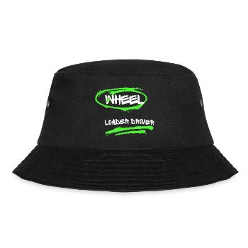 Wheel Loader Driver Graffiti - Bucket Hat - Schwarz - Vorne - Lela (165cm)