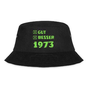 Besser 1973 - Bucket Hat - Schwarz - Vorne - Lela (165cm)