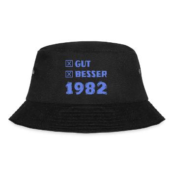Besser 1982 - Bucket Hat - Schwarz - Vorne - Lela (165cm)