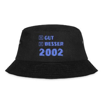 Besser 2002 - Bucket Hat - Schwarz - Vorne - Lela (165cm)