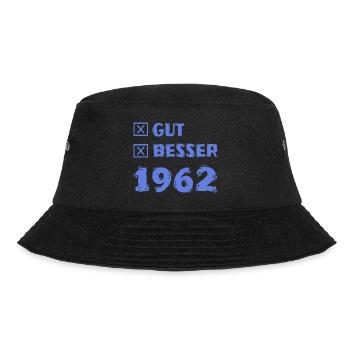 Besser 1962 - Bucket Hat - Schwarz - Vorne - Lela (165cm)