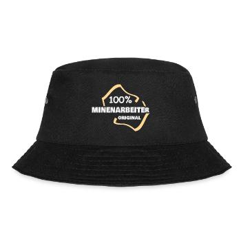 Beruf Minenarbeiter - Bucket Hat - Schwarz - Vorne - Lela (165cm)