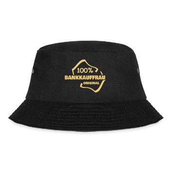 Bankkauffrau - Bucket Hat - Schwarz - Vorne - Lela (165cm)
