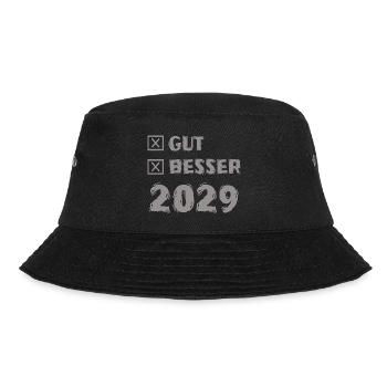 2029 - Bucket Hat - Schwarz - Vorne - Lela (165cm)