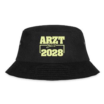 Arzt 2028 - Bucket Hat - Schwarz - Vorne - Lela (165cm)