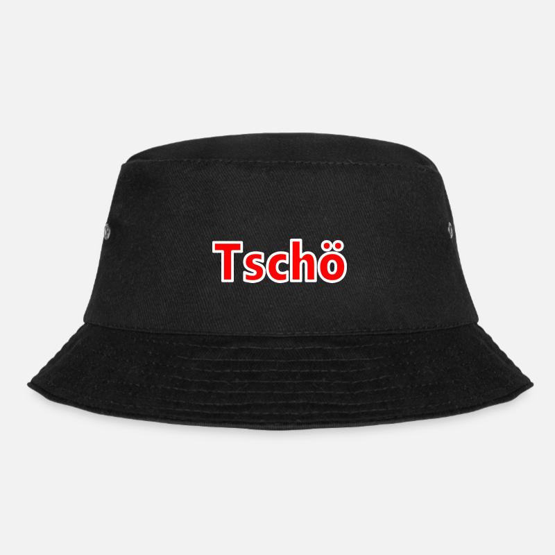 Köln Tschö mít Ö - kölsche Sproch - Bucket Hat - Schwarz