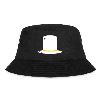 Zylinder Hut - Top hat - Haut-de-forme - Bucket Hat - Schwarz - Vorne - Lela (165cm)