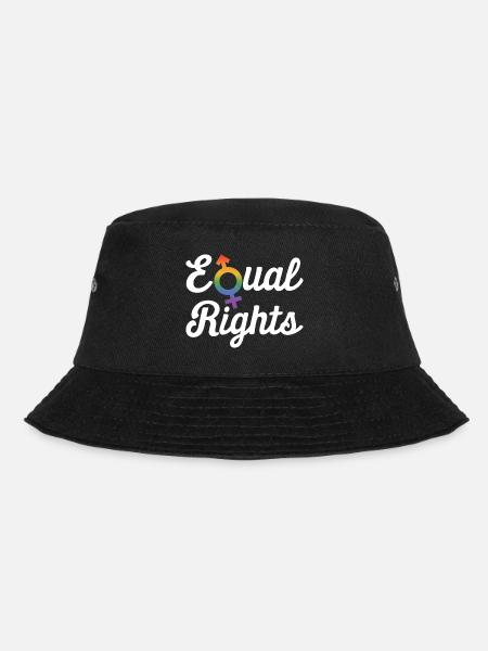 Equal Rights For Others Does Not Mean Less Rights - Bucket Hat - Schwarz