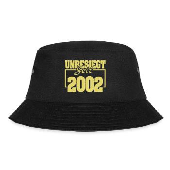 seit 2002 - Bucket Hat - Schwarz - Vorne - Lela (165cm)