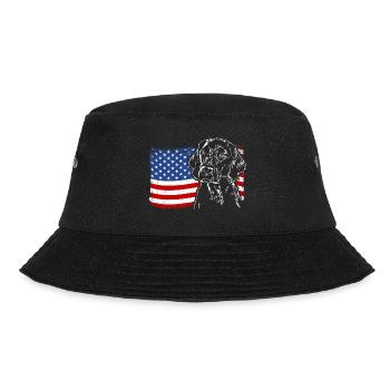 Retriever America Flag Dogs à poil plat Wilsigns - Bob - noir - Devant - Lela (165cm)
