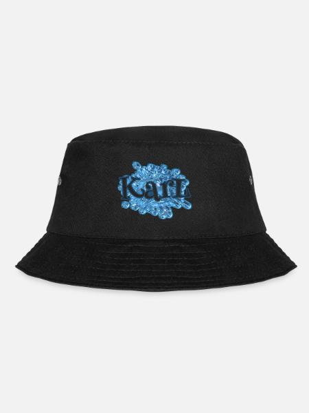 Wassertropfen für Karl Karl Name - Bucket Hat - Schwarz