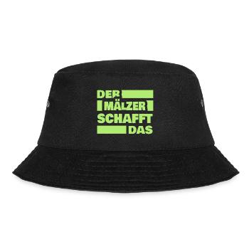 Arbeit Mälzer - Bucket Hat - Schwarz - Vorne - Lela (165cm)