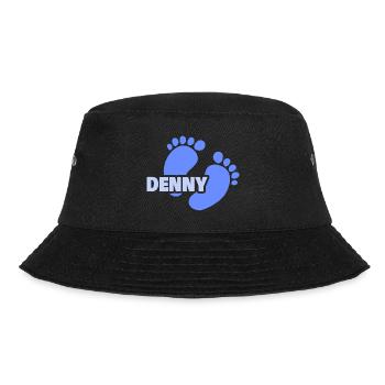 Geschenk für Denny - Bucket Hat - Schwarz - Vorne - Lela (165cm)