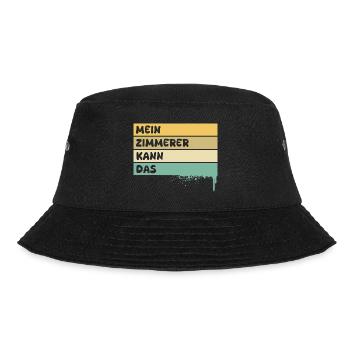 Zimmerer - Bucket Hat - Schwarz - Vorne - Lela (165cm)