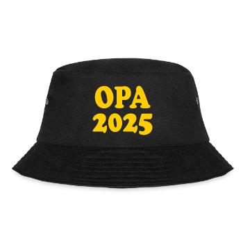 Opa 2025 - Bucket Hat - Schwarz - Vorne - Lela (165cm)
