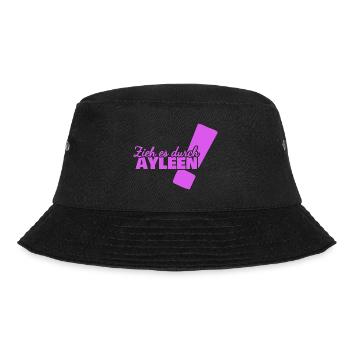 Ayleen als Vorname - Bucket Hat - Schwarz - Vorne - Lela (165cm)