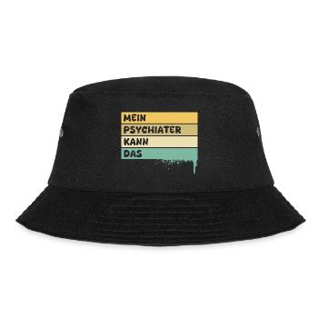 Profession Psychiatrist - Bucket Hat - black - Front - Lela (165cm)