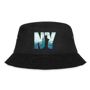 New York City Liberty Graphic - Bucket Hat - black - Front - Lela (165cm)