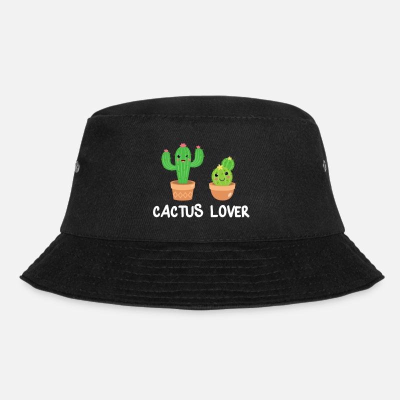 Cactus Cactus Cactus Lover Gift - Bucket Hat - black