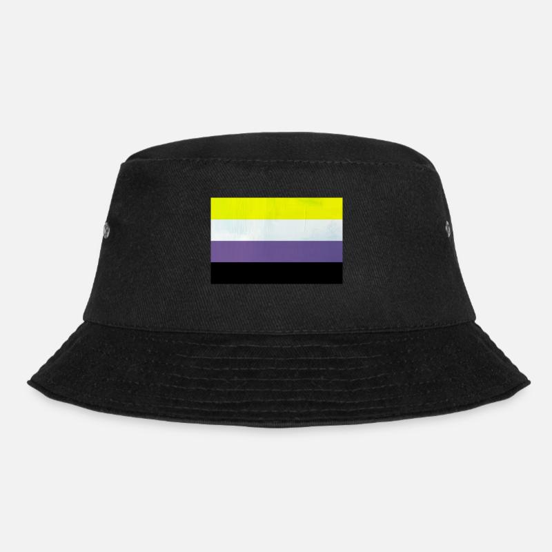 Drapeau de la fierté non binaire - Bob - noir