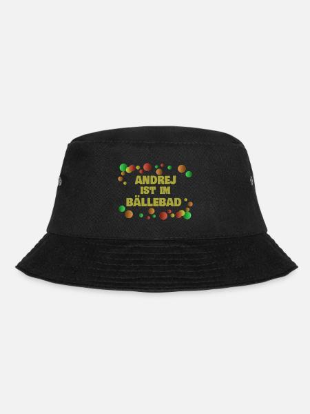 Andrej - Bucket Hat - Schwarz