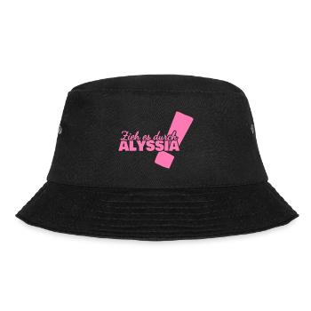 Vorname Alyssia - Bucket Hat - Schwarz - Vorne - Lela (165cm)