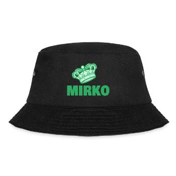 Mirko as a first name - Bucket Hat - black - Front - Lela (165cm)