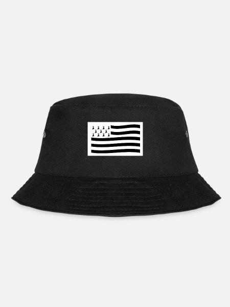 drapeau breton symbole bretagne cadeau - Bob - noir