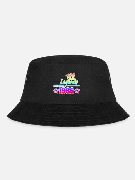 1986 - Bucket Hat - Schwarz