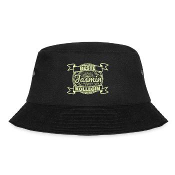 Beste Kollegin Arbeitskollegin Jasmin - Bucket Hat - Schwarz - Vorne - Lela (165cm)