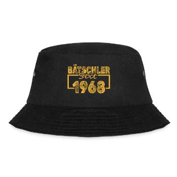 1968 - Bucket Hat - Schwarz - Vorne - Lela (165cm)