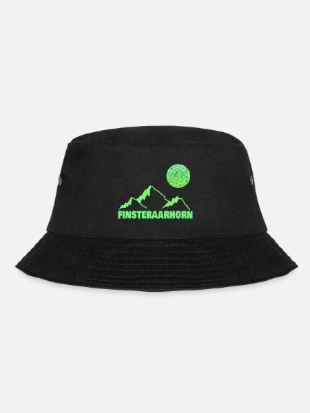 finsteraarhorn als Klettern - Bucket Hat - Schwarz