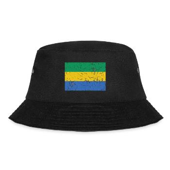 Land Gabun - Bucket Hat - Schwarz - Vorne - Lela (165cm)